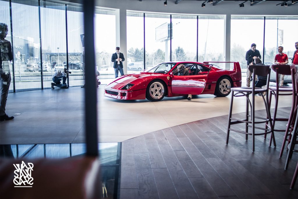 ferrari, ferrari f40, ferrari f40 katowice, polskie f40, la squadra